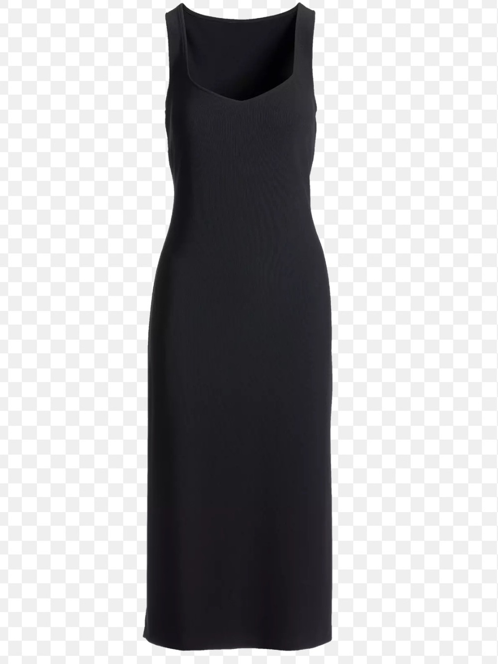Boston Proper Black Sleeveless Maxi Dress